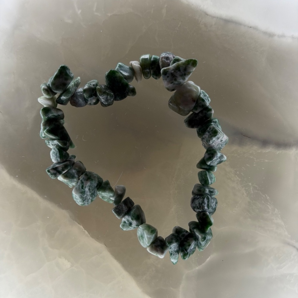 Moss Agate Bracelet 💎 - Picture 4 of 4